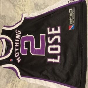 Black and Purple Men's Basketball Jersey